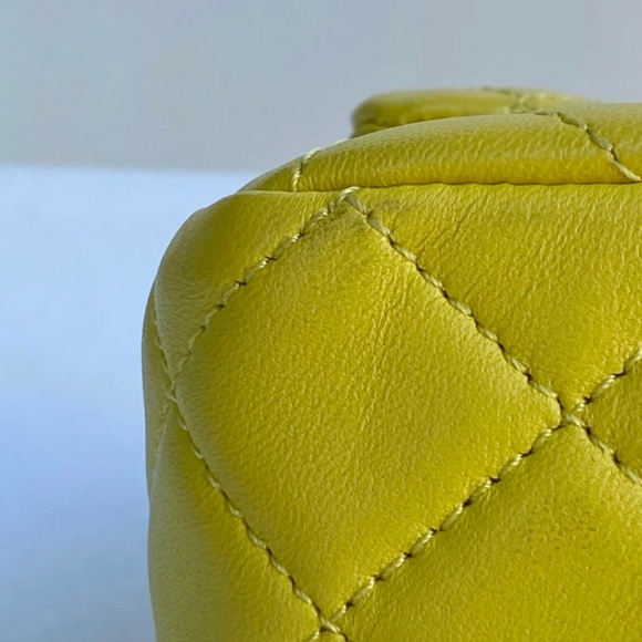 Authentic Chanel CoCo Crush Mini Bag Yellow - Picture 10 of 16